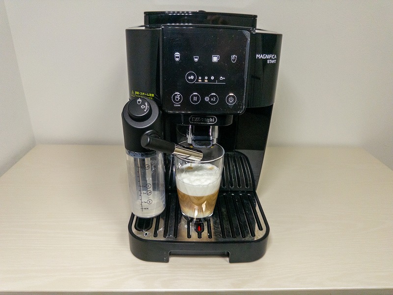 マグニフィカスタートでコーヒーを淹れた写真