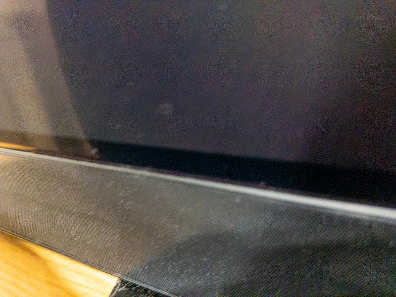 薄くなった汚れ