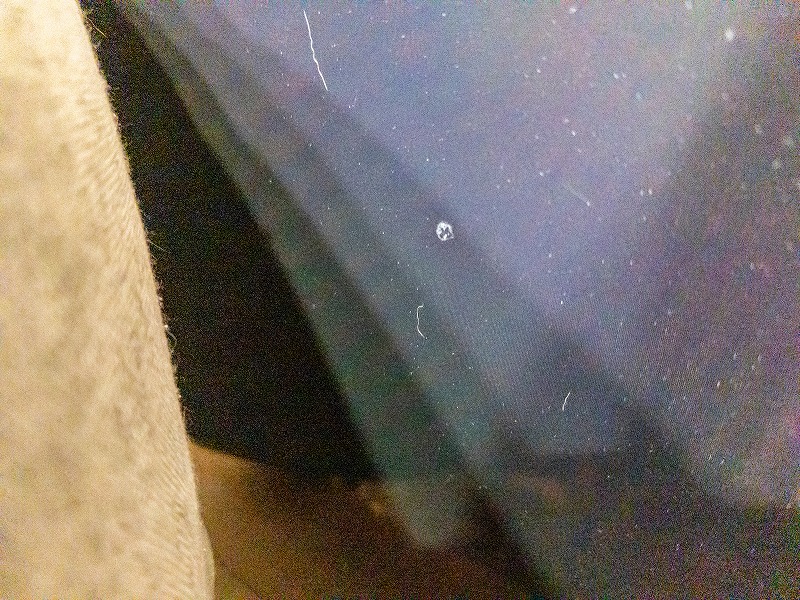 テレビ画面の汚れ