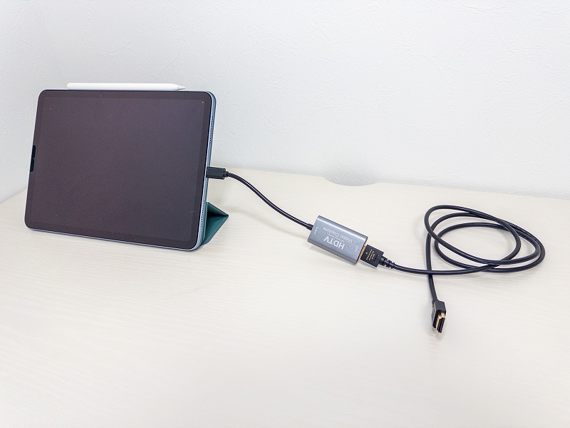 iPadの有線接続