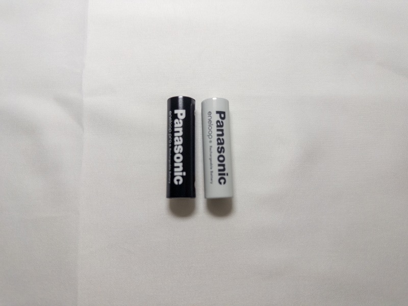 エネループのプロと通常タイプ