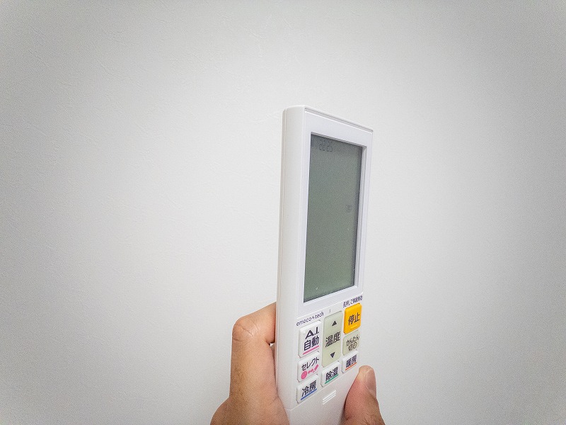 エアコンのリモコン